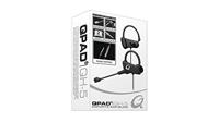 Qpad Qh-5 Esports Stereo Gaming Oorknoppen met Microfoon 3.5mm Stereo Jack Connector 1.5m Kabel, zwart - thumbnail