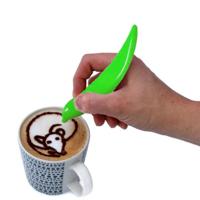 Nieuwe elektrische Latte Art pen voor koffie cake pen voor Spice cake versieren pen koffie carving pen bakken gebak tools (groen) - thumbnail