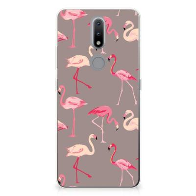 Nokia 2.4 | TPU Hoesje | Flamingo