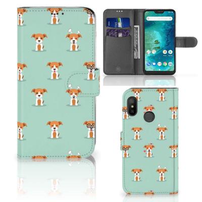 Xiaomi Mi A2 Lite | Telefoonhoesje | Met pasjeshouder | Pups Xiaomi Mi A2 Lite | Telefoonhoesje | Met pasjeshouder | Pups