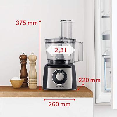Bosch MCM3PM386 Foodprocessor Zwart