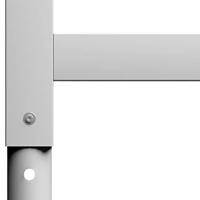vidaXL Werkbankframes verstelbaar 2 st 55x(69-95,5) cm metaal grijs - thumbnail