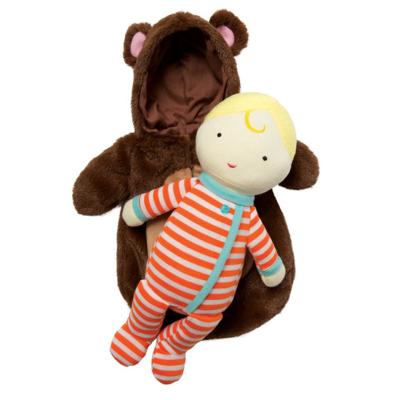 Manhattan Toy babypop Snuggle Bear meisjes 38 cm 2 delig Manhattan Toy babypop Snuggle Bear meisjes 38 cm 2 delig