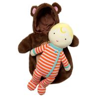 Manhattan Toy babypop Snuggle Bear meisjes 38 cm 2 delig - thumbnail
