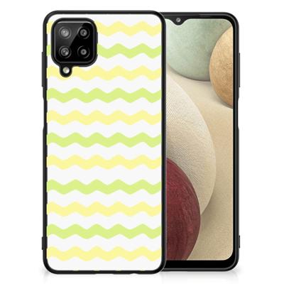 Samsung Galaxy A12 Back Case Waves Yellow Samsung Galaxy A12 Back Case Waves Yellow