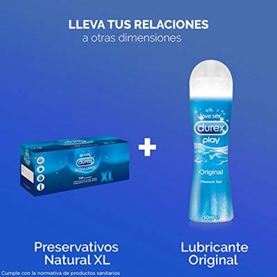 Durex Natural XL 60mm Bredere Condooms 144 stuks (grootverpakking)