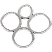 Creotime sieradenhanger 40 mm rond zilver - thumbnail