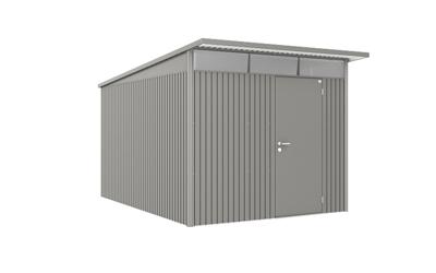 Biohort AvantGarde A8 metalen berging 260x340x222 cm met enkele deur- Lessenaarsdak- Metaal- Biohort
