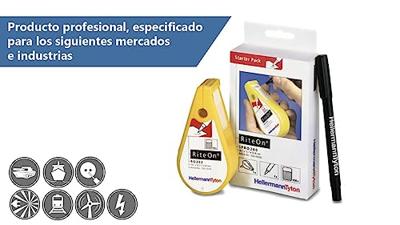 HellermannTyton 550-14010 SPRO200-1401-WH Kabeletiket RiteOn 12.70 x 19.05 mm