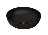 Plieger Round waskom - 38x38x13.6cm - mat zwart 0271120 - thumbnail