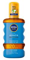 Zonnebrandolie Nivea Protect & Bronze 200 ml Spf 20 Spray - thumbnail