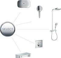 Hansgrohe Raindance Select E Showerpipe 300 3jet met ShowerTablet Select 300, wit/chroom - thumbnail