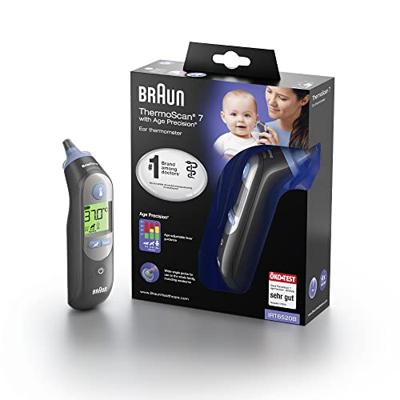 Braun ThermoScan 7 Infrarood koortsthermometer Voorverwarmde meetpunt Braun ThermoScan 7 Infrarood koortsthermometer Voorverwarmde meetpunt