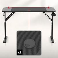 Huzaro Hero 2.6 gaming bureau Zwart - thumbnail