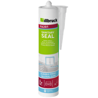 Illbruck FA201 siliconen bouw- en sanitairkit grijs - 310ml koker - thumbnail