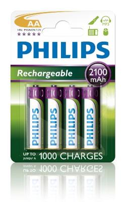 Oplaadbare Batterijen Philips R6B4A210/10 1,2 V