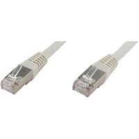 econ connect F6TP0,5GR RJ45 Netwerkkabel, patchkabel CAT 6 S/FTP 0.50 m Grijs Pair afscherming 1 stuk(s) - thumbnail