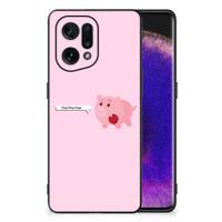 OPPO Find X5 Hoesje Pig Mud - thumbnail