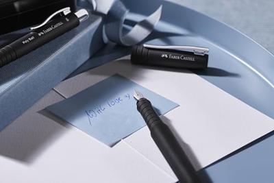 Faber Castell Vulpen Poly Pen M - zwart - thumbnail