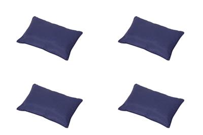 Pillow 60x40 blue piping Panama safier blue (4 stuks) Madison - Madison