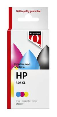 Inktcartridge quantore hp 305xl kleur | 12 stuks