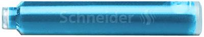 6 Inktpatronen Schneider Ice Blue pastel 6 Inktpatronen Schneider Ice Blue pastel