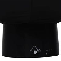 Kerstboom sneeuwend met paraplubasis 75 cm PVC zwart - thumbnail