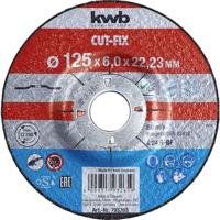 CUT-FIX Afbraamschijven metaal 125x6x22 mm KWB - Kwb - thumbnail