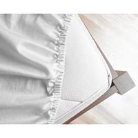 Primaviera Deluxe Satijnen Hoeslaken Wit 120 x 200 - thumbnail