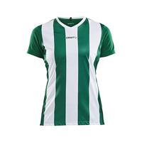 Craft 1905568 Progress Stripe Jersey W - Team Green/White - M - thumbnail