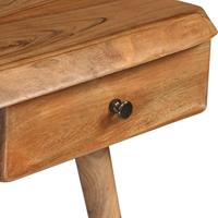 Schrijftafel 110x50x76 cm massief acaciahout - thumbnail