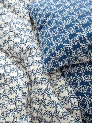 Marc O'Polo Marc O'Polo Monogram Dekbedovertrek Space blue 200x200/220