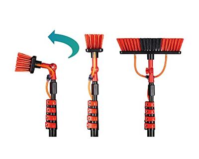 Shine Telescopische wasborstel - Uitschuifbare wasbezem - 4,6 meter met zeepdispenser Shine Telescopische wasborstel - Uitschuifbare wasbezem - 4,6 meter met zeepdispenser