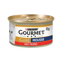 Gourmet Gold Mousse Kattenvoer nat met Rund bij Jumbo - thumbnail