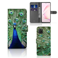 Samsung Note 10 Lite | Telefoonhoesje | Met pasjeshouder | Pauw - thumbnail