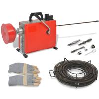 VidaXL Leidingreinigingsmachine 250 w 15 m x 16 mm 4,5 m x 9,5 mm - thumbnail