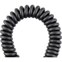 Renkforce USB-kabel USB 2.0 USB-C stekker, USB-C stekker 1.50 m Zwart Connectoren 360° draaibaar, Spiraalkabel RF-6713692 - thumbnail
