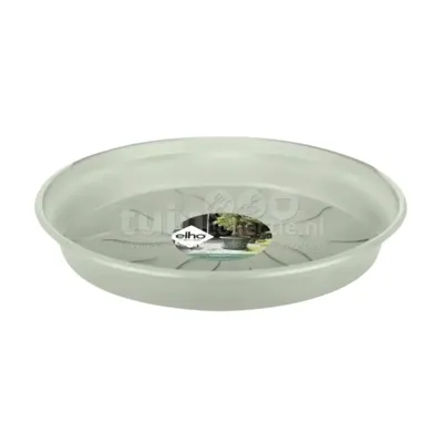 Elho schotel green basics 10cm steengroen