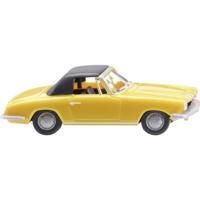 Wiking 018748 H0 Auto BMW 1600 GT Cabrio, geel - thumbnail