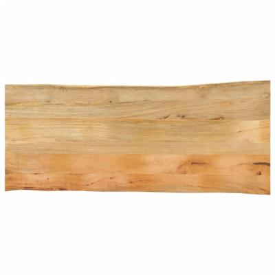 Tafelblad met natuurlijke rand 140x60x2,5 cm massief mangohout Tafelblad met natuurlijke rand 140x60x2,5 cm massief mangohout