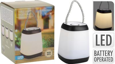 Home & Styling Tafellamp draagbaar led zwart Home & Styling Tafellamp draagbaar led zwart