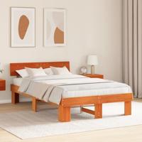 Bedframe Wasbruin 140 x 190 cm Massief grenenhout - thumbnail