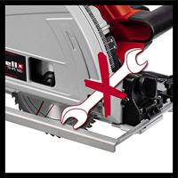 Einhell elektrische invalzaag te-ps 165 - 1200 w - 5.200 t/min - ø165 - max. zaagdiepte bij 90°/45°: 55/42 mm - incl. 1x zaagblad (ø165x20 mm/48 t) - thumbnail