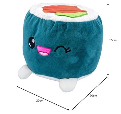 Plushi Plush Figure Maki Sushi with Salmon 20 cm