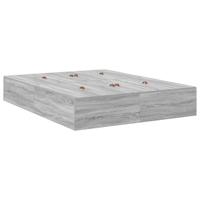 Opbergbedframe Grijs sonoma 236.5 x 160 x 31.5 cm Bewerkt hout - thumbnail