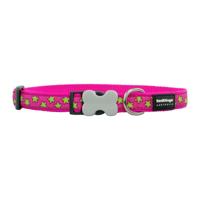 Hondenhalsband Red Dingo Stars 20-32 cm Roze Rood - thumbnail