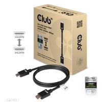 club3D HDMI Aansluitkabel HDMI-A-stekker, HDMI-A-stekker 1.00 m Zwart CAC-1371 10K UHD, 8K UHD HDMI-kabel - thumbnail