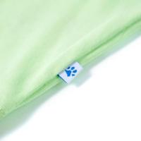 Kindershirt met doelprint 128 limoenkleurig - thumbnail