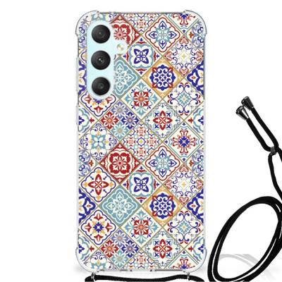 Samsung Galaxy S23 FE Anti-Shock Hoesje Tiles Color Samsung Galaxy S23 FE Anti-Shock Hoesje Tiles Color