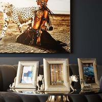 Kare Fotolijst Leopard 28x25cm - thumbnail